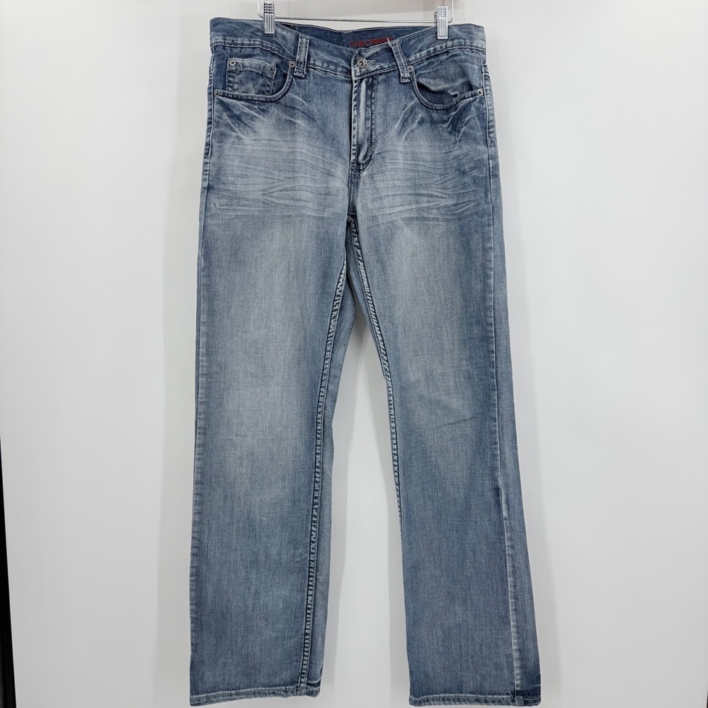Urban Pipeline Y2K Jeans Men's Slim Straight Cotton‎ Denim 34x34 Grunge Vintage
